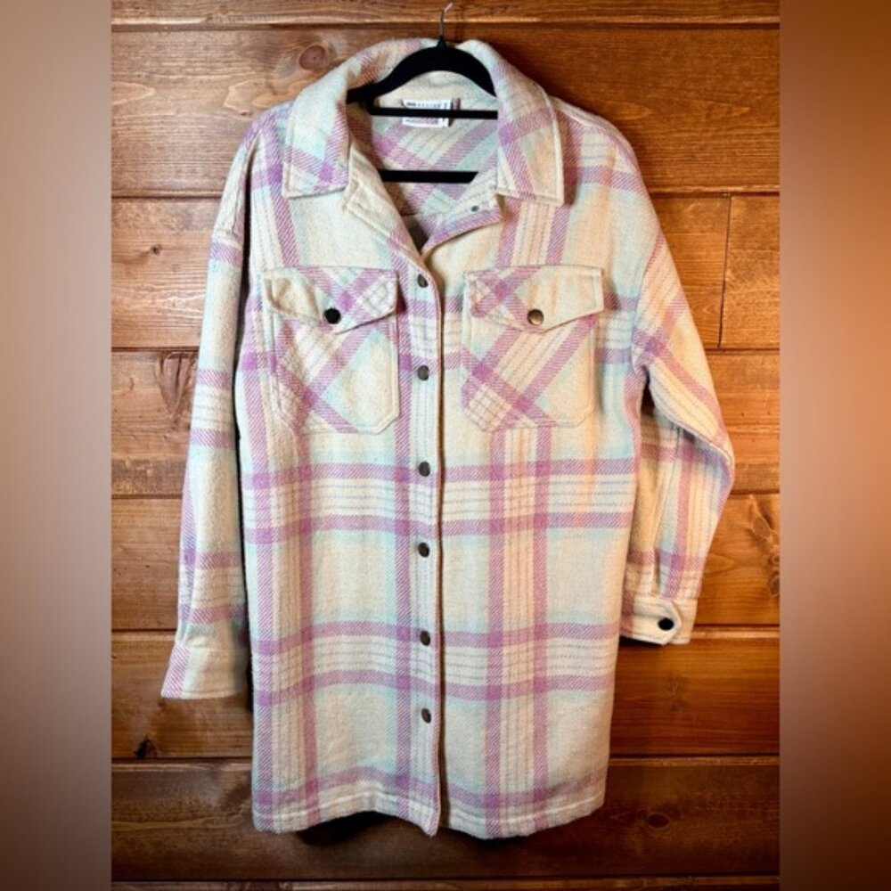 ASOS Multicolor Plaid Utility Jacket - Picture 5 of 5